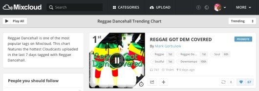 #1 Reggae Dancehall, #1 Reggae,#1 Soulful Chart